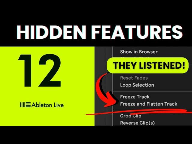 Ableton Live 12 Secret Features