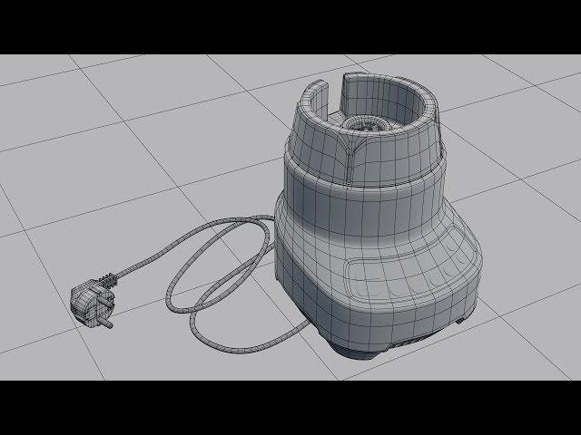 Создание блендера в Blender (моделирование 1/3)