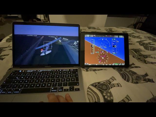 Apple MacBook Pro M1 + X-Plane 11 + iPad G1000 external display