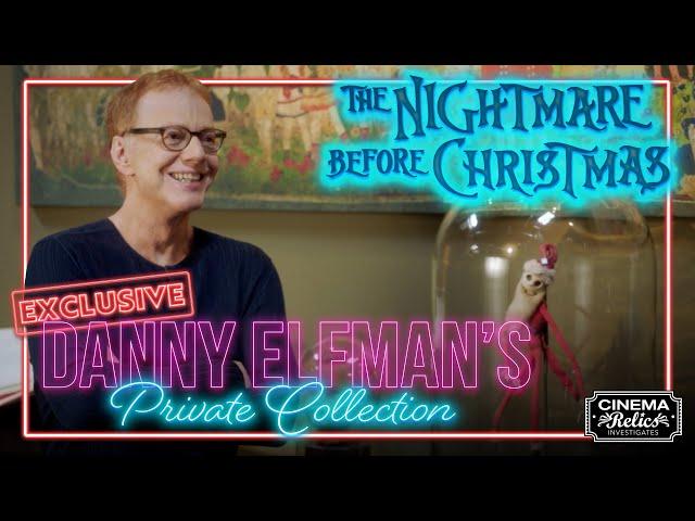 Danny Elfman shows off his personal Jack Skellington from The Nightmare Before Christmas