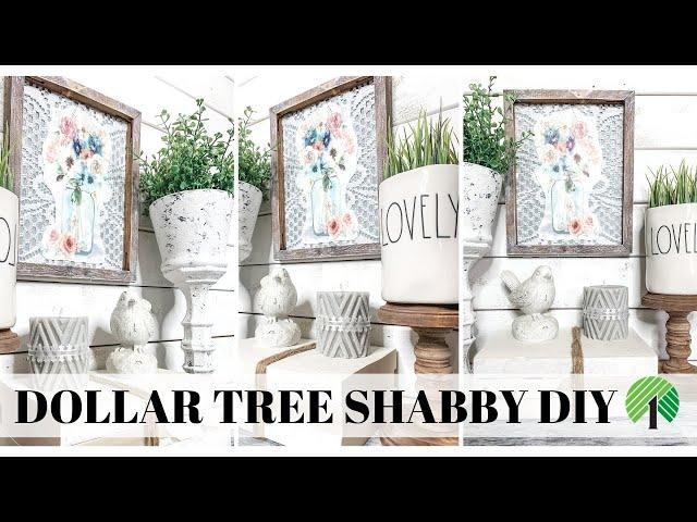 Dollar Tree DIY Shabby Chic Farmhouse Wall Decor