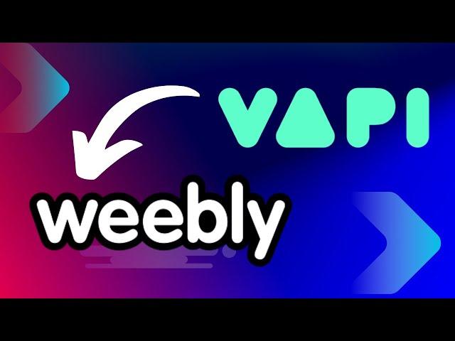 How to integrate a Vapi Voice Assistant into your Weebly website.