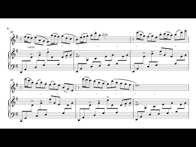 Herman Beeftink - "Summer" SheetMusic (flute and piano)