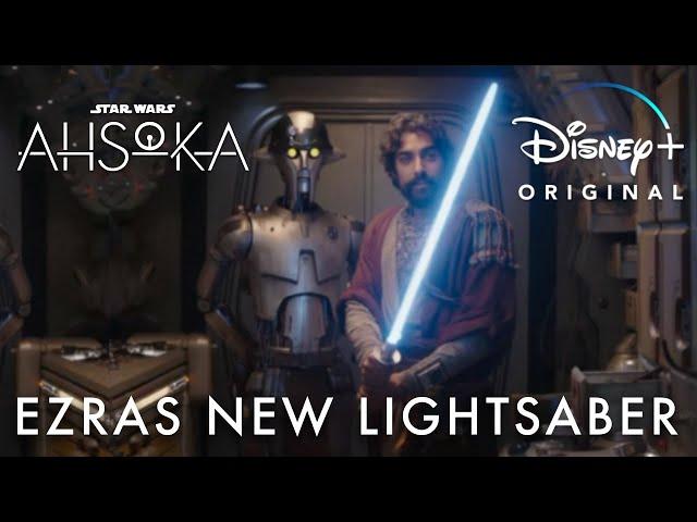 Ezra Creates A New Lightsaber & Learns About Kanan | Ahsoka Episode 8 | Disney+