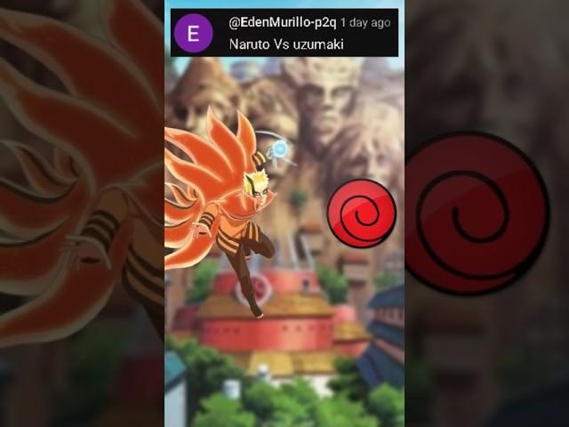 Naruto VS Uzumaki Clan. Who is the strongest Uzumaki? #shorts #anime #naruto #animefights #uzumaki