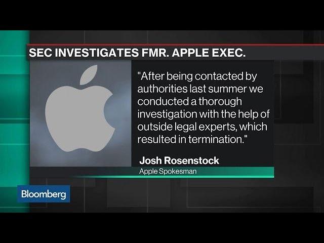 SEC Charges Apple's Ex-Watchdog With Insider Trading