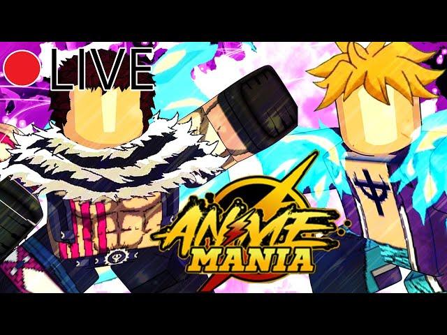 LIVE Anime Mania Gem and Gold Farming With Subs! Road to 100k Subs!