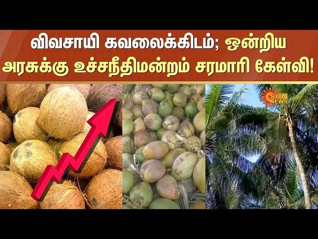 Coconut Price Increase | Pollachi | Shocking Vegetable Price | Sun News