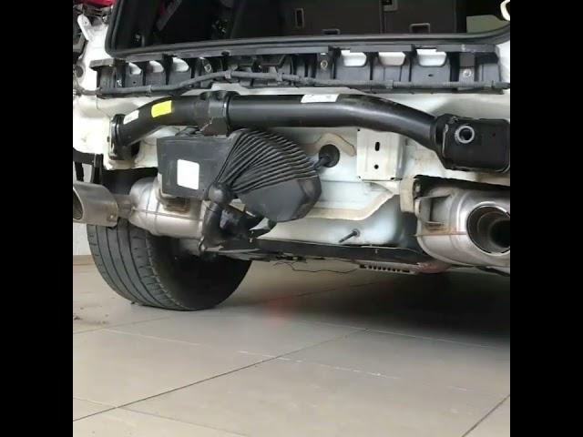 Установка TCE (фаркоп) с электрическим поворотным шаровым на PORSCHE CAYENNE MACAN. AUDI-UPGRADE.RU