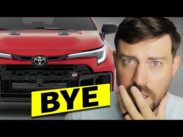 This is a SAD day for Toyota GR Corolla fans...