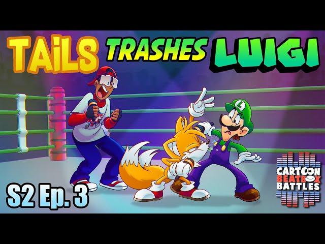 Tails Trashes Luigi - Cartoon Beatbox Battles DT