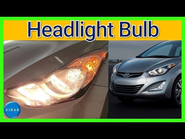 Replace Headlight Bulbs - Hyundai Elantra (2011-2016)