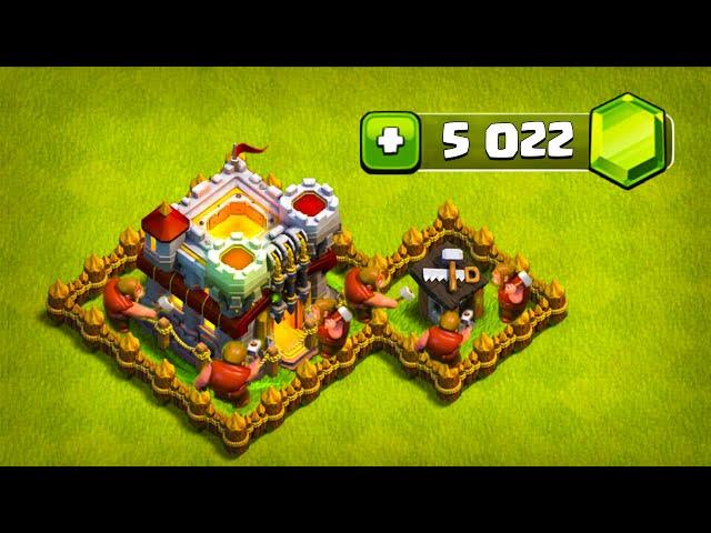 +5000 GEMS PER WEEK FOR FREE ! I BOUGHT 5 BUILDERS ! #THE WAY OF THE HACKER! CLASH OF CLANS