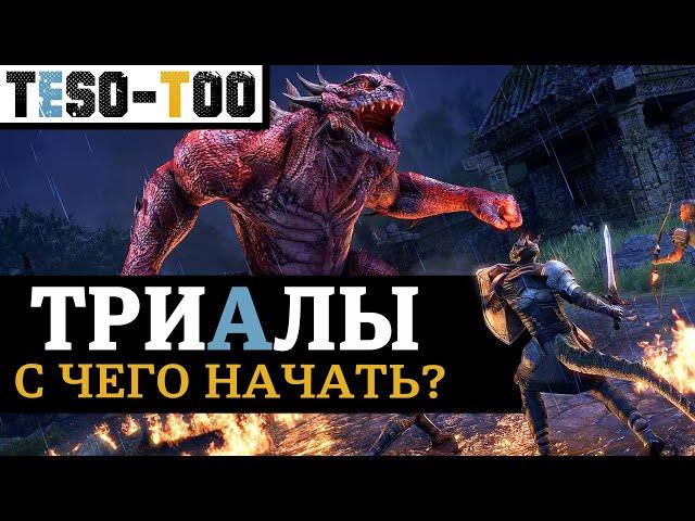 ТРИАЛЫ в ESO: Сложность и старт для новичка. Сокращения и рейдовый сленг в испытаниях. TESO(2023)