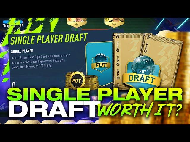 Are Single Player Drafts WORTH IT? FIFA 22 Draft Rewards EXPLAINED