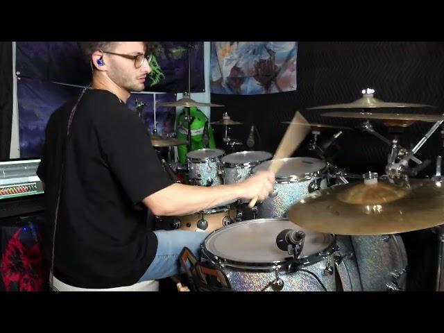 ZaKrahe - "For a Season" One Take Drum Playthrough (No Edits)