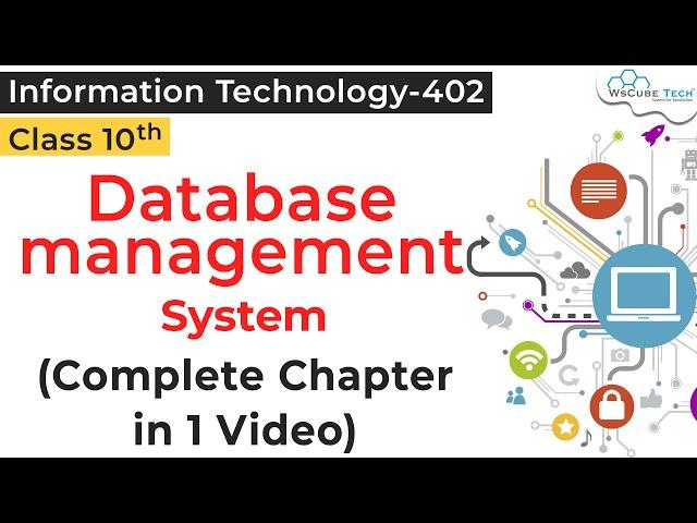 COMPLETE CHAPTER - Database Management System Class 10 IT | DBMS IT Class 10