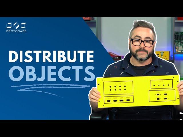 Proto Tech Tip - How to Distribute Objects in Protocase Designer