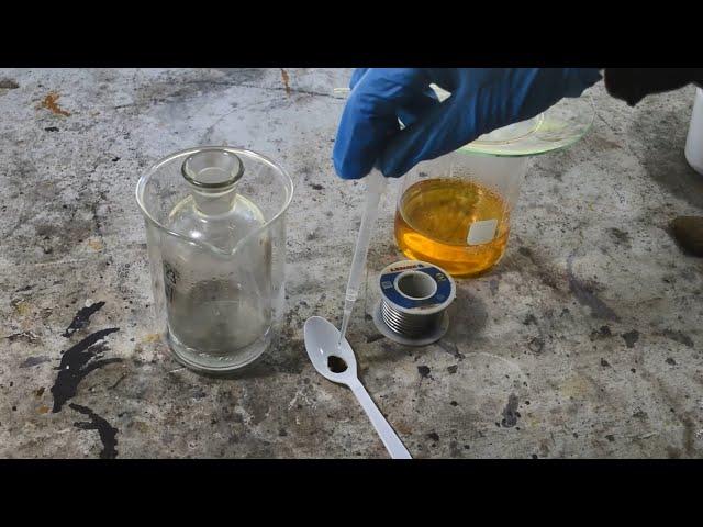 Making Stannous Chloride Solution To Test For Gold Easily & Inexpensively