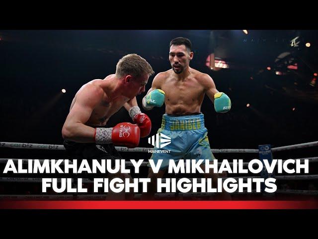 Janibek Alimkhanuly v Andrei Mikhailovich  | Full Fight Highlights | Main Event | Fox Sports AUS