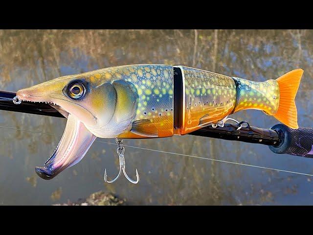 Making a Hinged Jaw Brook Trout SwimBait