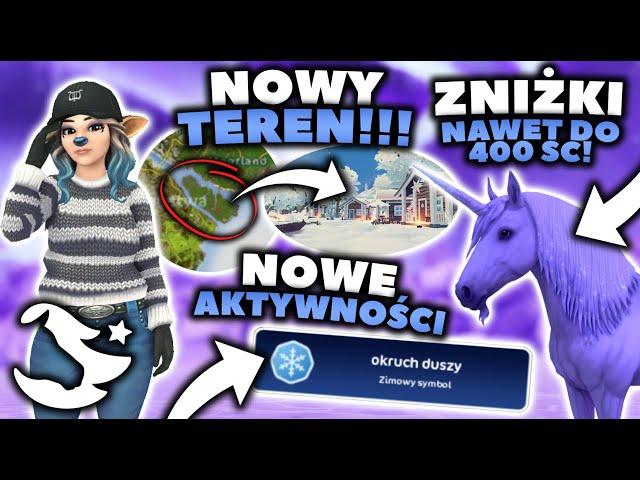 ZNIŻKI MAGIKÓW!  NOWY TEREN w GRZE!  ZIMOWA WIOSKA ️ *ZIMA 2023* ️|| Aktualizacja Star Stable