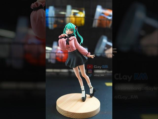 Hatsune Miku Vampire ( DECO*27) - making anime clay art doll