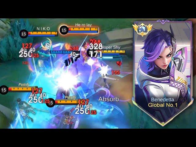 THIS IS WHAT HAPPENED WHEN IM STOP PLAY BENEDETTA IN 1 MONTH AND COMEBACK  | MOBILE LEGENDS