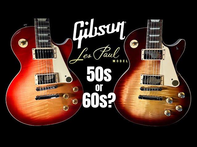 Gibson Les Paul Standard 50's vs 60's