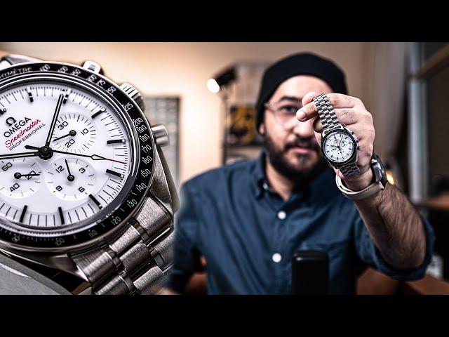 Best Omega Yet? - Unboxing and Review of New White Dial Omega Speedmaster Moonwatch Professional