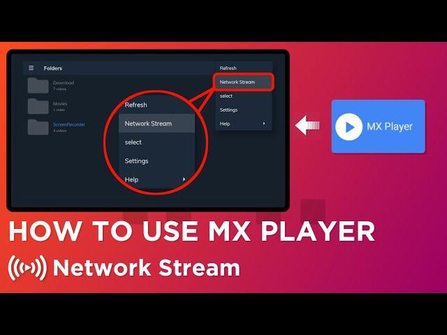 How To Use MX Player Network Stream Option on Android TV!