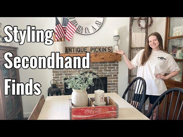 Styling My Secondhand Finds | ANTIQUE FARMHOUSE DECOR