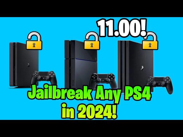 How To JAILBREAK Any PS4 on 11.00 In 5 Mins! (PS4, PS4 Slim & PS4 Pro)