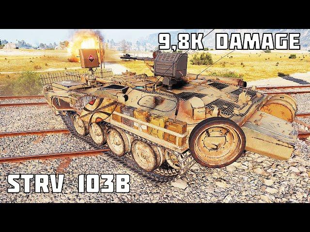 Strv 103B • 9,8K DAMAGE 8 KILLS • World of Tanks