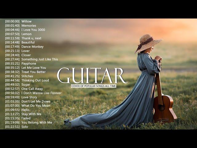 Top Guitar Covers of Popular Songs 2022 - Best Instrumental Music For Work, Study, Sleep