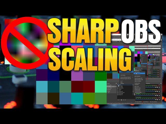 OBS - Fix Blurry Scaling (Nearest Neighbor/Point Filter Resize for Low Resolution / Pixel Art Games)