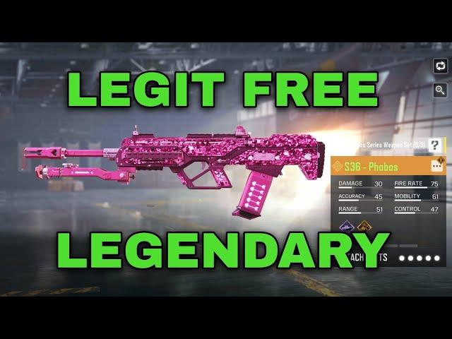 (SIMPLE) HOW TO GET FREE LEGENDARY S36 - PHOBOS