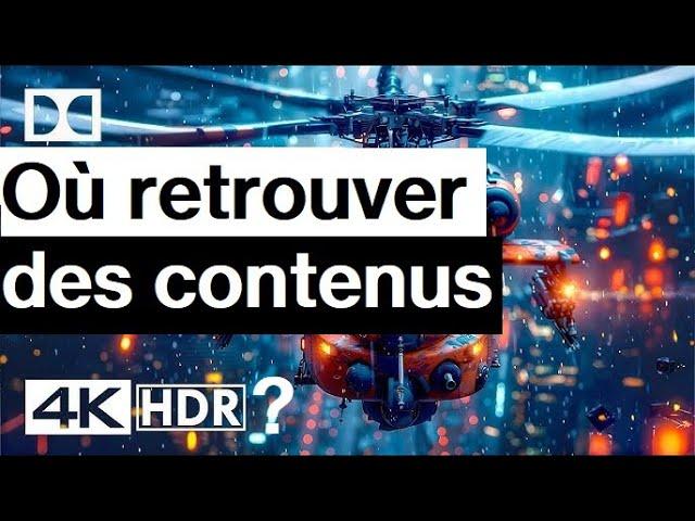 Où trouver des contenus 4k?