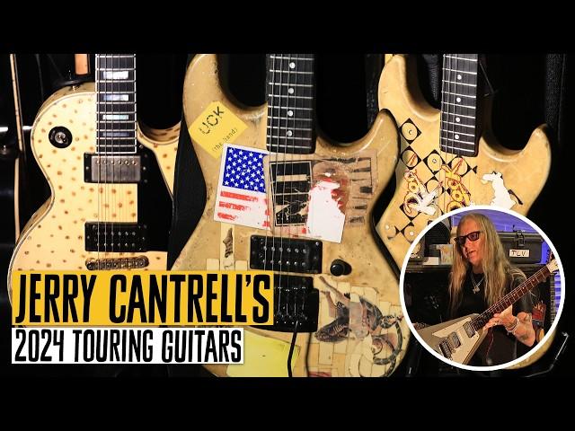 Jerry Cantrell's Guitars for I Want Blood Tour 2024