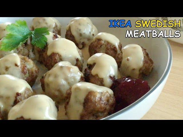 IKEA Swedish Meatballs | Using IKEA’s Secret Recipe Including Iconic Swedish Cream Sauce