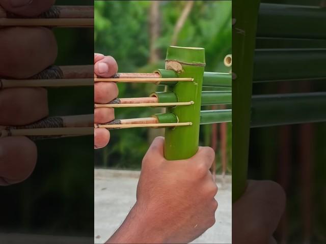 Bamboo Creations with 3 arrow #bamboo #Slingshots #DIY