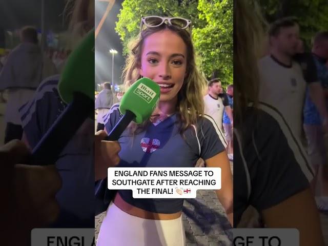 This England fans message to Gareth Southgate is so wholesome…  #shorts