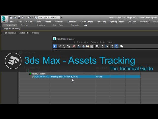 3ds Max - Assets Tracking - Absolute vs. Relative Path [Tutorial]