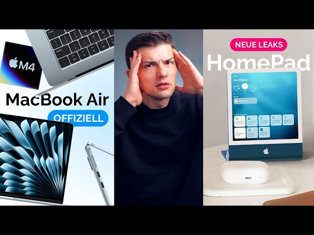 Das ist das neue MacBook Air mit M4! Design, Preis & mehr! (Neuer Mac Studio & mehr iOS 18.4 Leaks!)