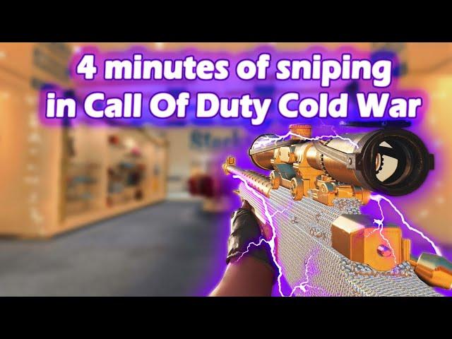 4 minutes of sniping in Call Of Duty Cold War