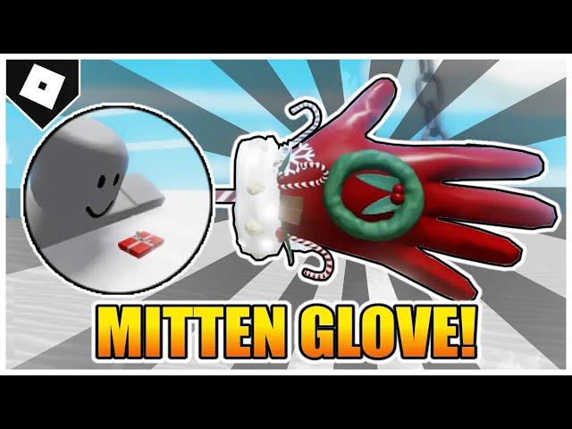 How to get MITTEN GLOVE + "LUCKY GIFT" BADGE in SLAP BATTLES! [ROBLOX]