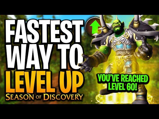 The FASTEST Way To Level In Season of Discovery