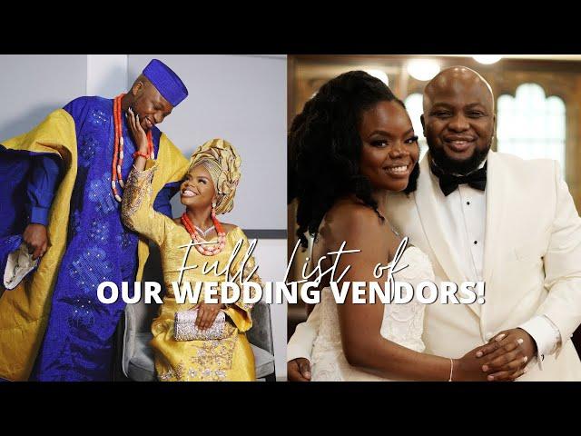 Wedding Planning 101: All The Vendors You NEED For Your Nigerian-Zimbabwean Wedding In The UK