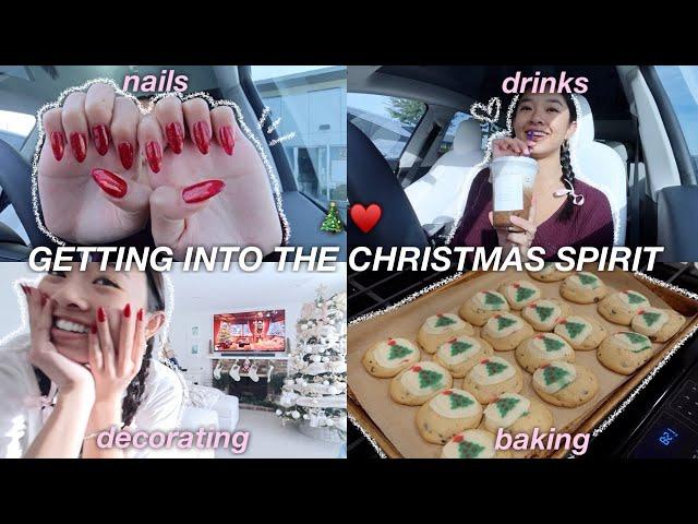 GETTING INTO THE CHRISTMAS SPIRIT️ | decorating, baking, & more!!