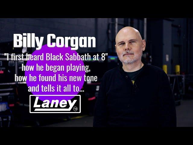 Billy Corgan of The Smashing Pumpkins Joins Laney - Plays Laney LA100SM Head & LA412 Cabinet